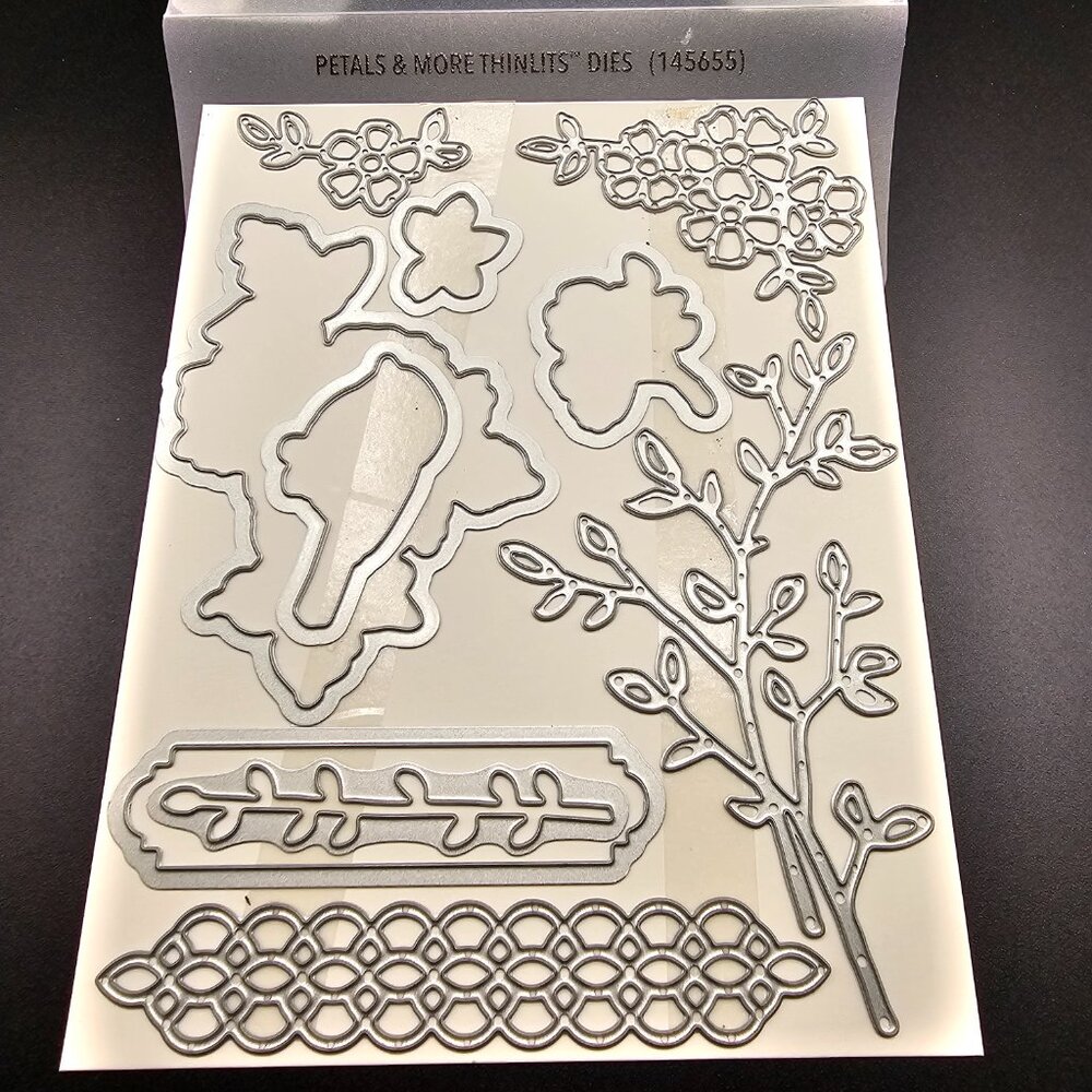 Stampin' Up Sizzix Petals and More Framelits Dies with cover not shown